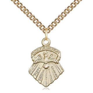 14kt Gold Filled Seven Gifts Medal Religious Jewelry