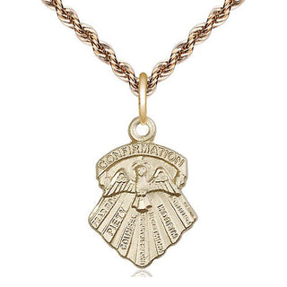 14kt Gold Filled Seven Gifts Medal Religious Jewelry