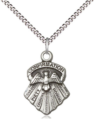 Sterling Silver Seven Gifts Medal Religious Jewelry