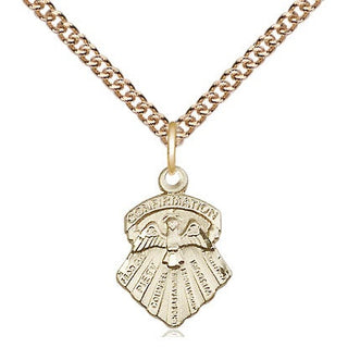 14kt Gold Seven Gifts Medal