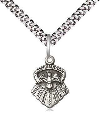 Sterling Silver Seven Gifts Medal Religious and Catholic Jewelry