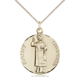 14kt Gold Saint Stephen Medal