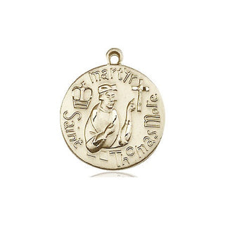 14kt Gold Filled Saint Thomas More Medal