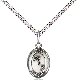 Sterling Silver First Penance Medal Religious and Catholic Jewelry