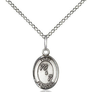 Sterling Silver First Penance Medal Religious and Catholic Jewelry