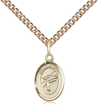 14kt Gold Filled Graduation Medal Religious and Catholic Jewelry