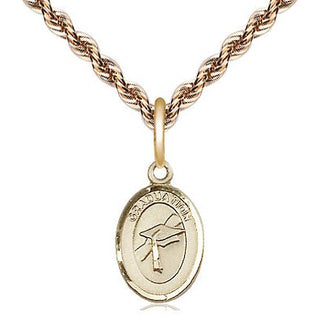 14kt Gold Graduation Medal