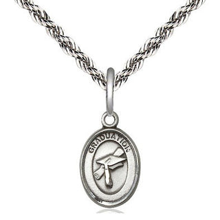 Sterling Silver Graduation Medal Religious and Catholic Jewelry