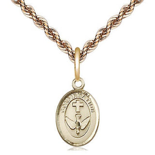 14kt Gold Confirmation Medal