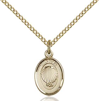 Gold-Filled Baptism Pendant