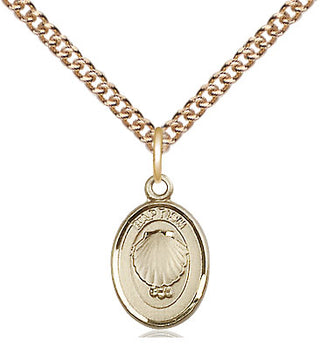 14kt Gold Baptism Medal