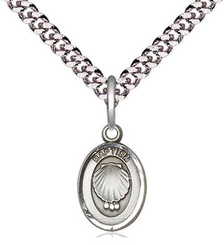 Pewter Baptism Medal Religious and Catholic Jewelry