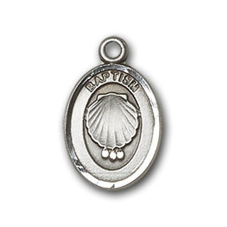 Sterling Silver Baptism Pendant