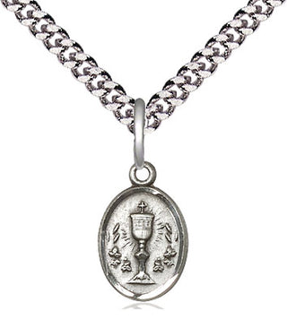 Pewter Chalice Medal Religious and Catholic Jewelry