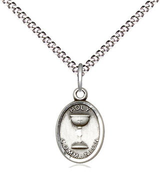 Sterling Silver Holy Communion Medal Religious and Catholic Jewelry