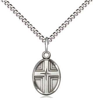 Sterling Silver Cross Medal Religious and Catholic Jewelry