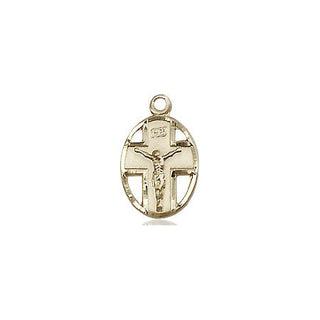 14kt Gold Filled Crucifix Medal