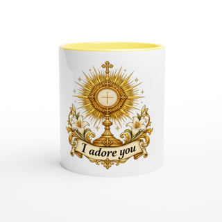 'I Adore You' Eucharist Color Mug