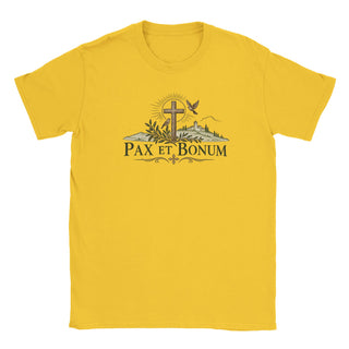 St. Francis of Assisi Pax et Bonum Cross and Birds T-Shirt - view 6
