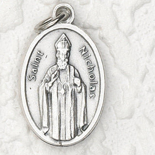 25-Pack - Oxidized Pendant- St Nicholas