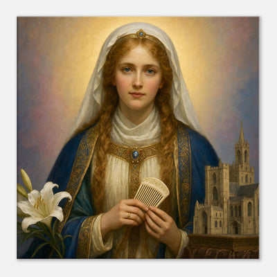 St. Etheldreda - Devotional Canvas