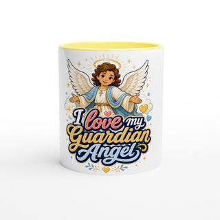 'I Love My Guardian Angel' Color Mug