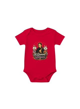 St. Gemma Galgani Baby Onesie - view 3