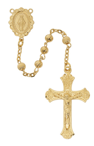 Gold Over Sterling Silver Rosary