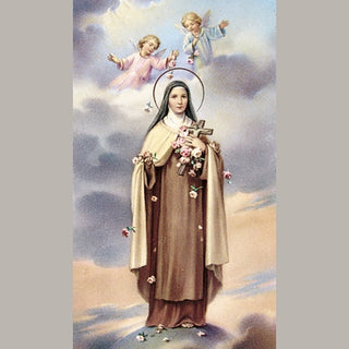 St Theresa Holy Card