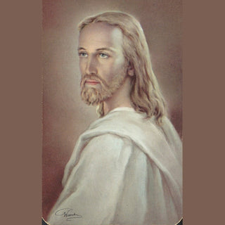 Head Of Christ Holy Card