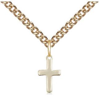14kt Gold Cross Medal