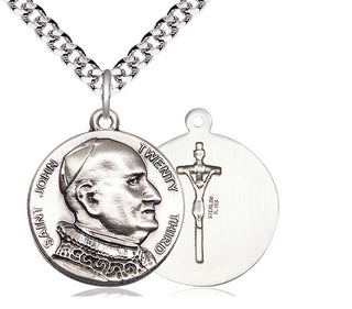 Pewter Saint John Xxiii Medal Catholic Jewelry