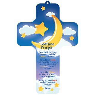7 inch Bedtime Prayer Wall Plaque Cross