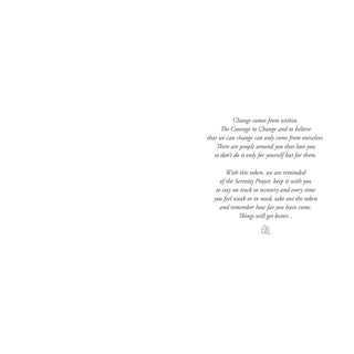 6-Pack - Serenity Prayer Greeting Card with Removable Pocket Token and Envelope
