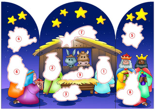 6-pack - Children's Sticker Set