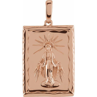 14K Rose Miraculous Medal