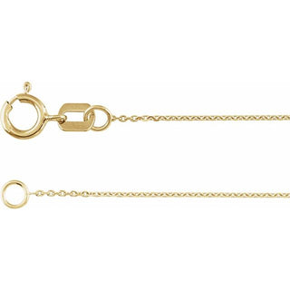 .65 mm Diamond-Cut Cable Chain