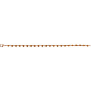 14K Rose Natural Citrine 7 1/4" Line Bracelet