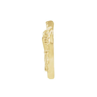 14K Yellow 13.65x12 mm First Communion Youth Necklace Center