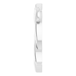 14K White Celtic-Inspired Necklace Center 