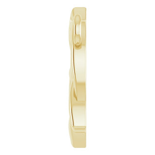 18K Yellow Celtic-Inspired Necklace Center 