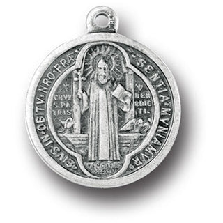 St Benedict Oxidized Medal 54-2-4 Md Size 25-Pack