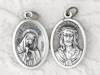 25-Pack - Pendant-MATER DOLOROSA LADY OF SORROWS / ECCE HOMO