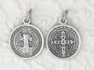 25-Pack - 3/4" Round St Benedict Pendant