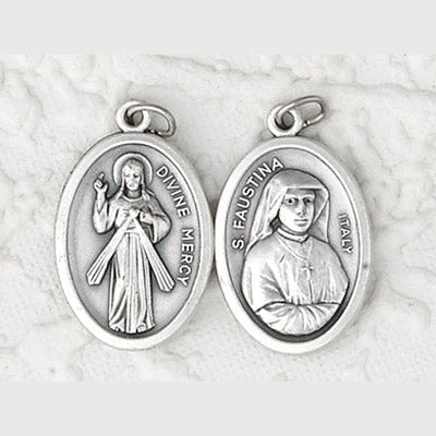 Pendant- ST FAUSTINA/ DIVINE MERCY