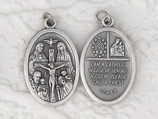 4 Way Cross Oxidized Pendant