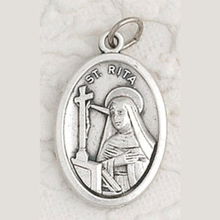 25-Pack - St Rita Oxidized Pendant