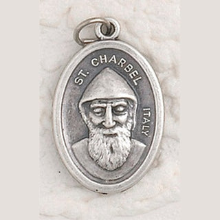 25-Pack - St Charbel Oxidized Pendant