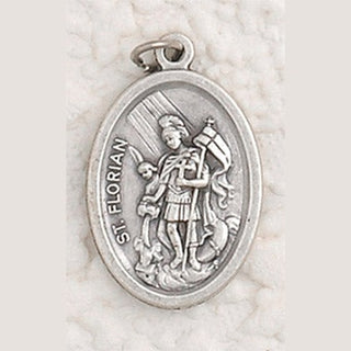 25-Pack - St Florian Oxidized Pendant