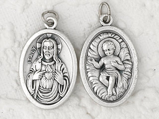 25-Pack - Pendant- INFANT JESUS/ SACRED HEART OF CHRIST